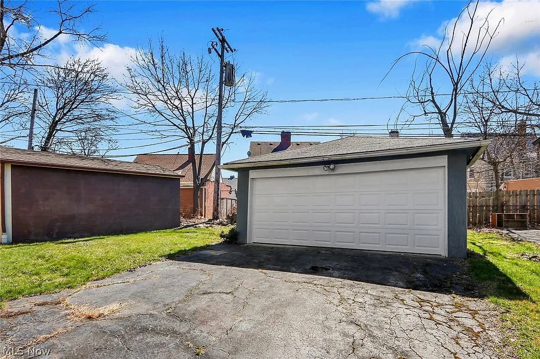 Two car garage